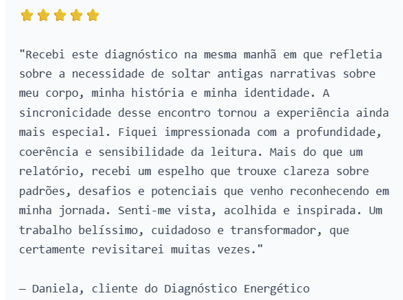 Depoimento de Daniela sobre o Diagnóstico Energético